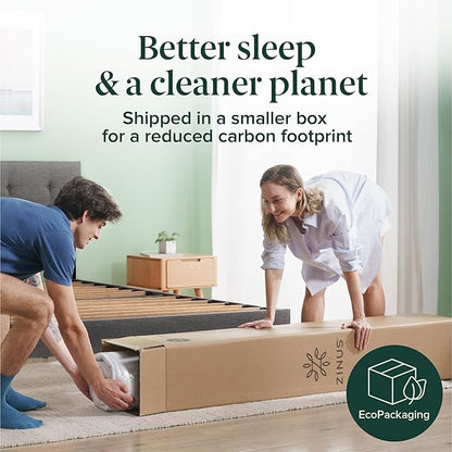 ZINUS 12 Inch True Support Hybrid Mattress [New Version], Queen, Fiberglass Free, Medium Feel, Motion Isolation, Certified Safe Foams & Fabric, Mattress in A Box