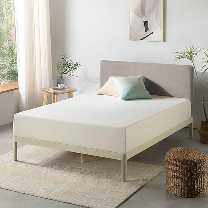 Best Price Mattress 10 inch Twin Mattress XL Long, Bed-In-A-Box, Green Tea Memory Foam,White