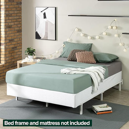 ZINUS 9 Inch Queen Metal Smart Box Spring with Quick Assembly, Mattress Foundation, Strong Metal Frame, Easy Assembly