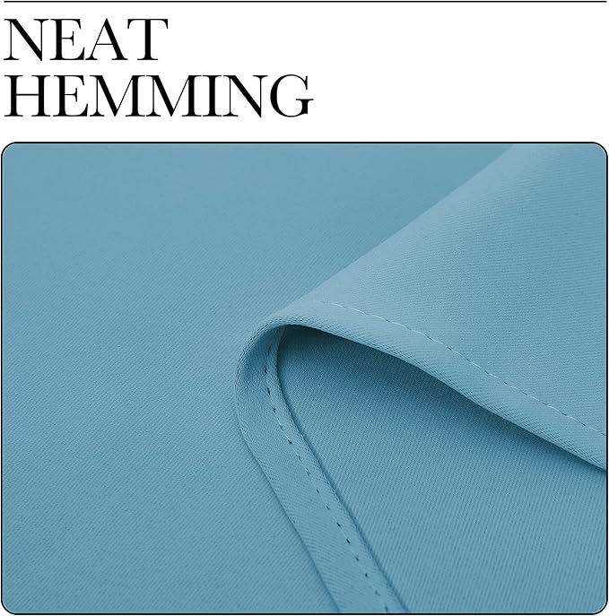 NICETOWN Room Darkening Curtain Panels - Toddler Boy Bedroom Drapes with Grommet, Energy Smart Window Treatment Curtains(Teal Blue, 42 inches W x 90 inches L, 2 Panels)
