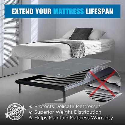 Meliusly Premium 10mm Bunkie Board Twin XL Size (38x79'') Patent Pending Low Profile Bed Board Design - Breathable, Noise Minimizing, Moisture Resistant Bunkieboards, Low Profile Bed Support