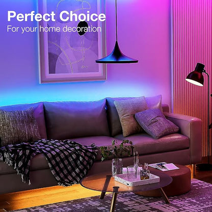 DAYBETTER Led Strip Lights 200 ft(2 Rolls of 100 ft) Smart Strips with App Control Remote, Led Lights for Bedroom, Music Sync Color Changing for Room Home Decor Party Festival