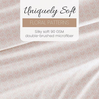 Linen Market 3 Piece Twin Bedding Sheet Set (Pink Classic) - Sleep Better Than Ever with These Ultra-Soft & Cooling Bed Sheets for Your Twin Size Bed - Deep Pocket Fits 16" Mattress
