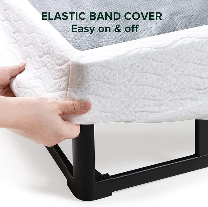 ZINUS 9 Inch Twin XL Metal Smart Box Spring with Quick Assembly, Mattress Foundation, Strong Metal Frame, Easy Assembly
