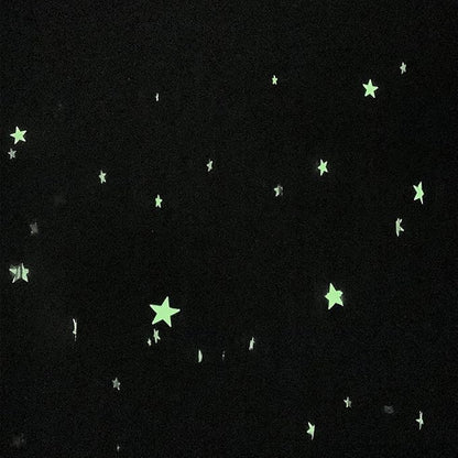 BCBYou Baby Canopy Mosquito Net with Fluorescent Stars, Glow in Dark for Kids, Adults & Full Size Bed (Light Blue)