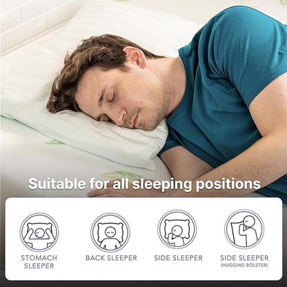 NapQueen Twin XL Size, 12 Inch Anula Green Tea Infused Memory Foam Mattress, Bed in a Box, CertiPUR-US Certified Mattress
