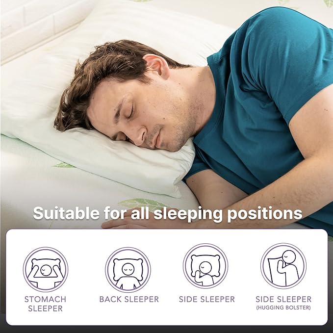 NapQueen Twin XL Size, 10 Inch Anula Green Tea Infused Memory Foam Mattress, Bed in a Box, CertiPUR-US Certified Mattress
