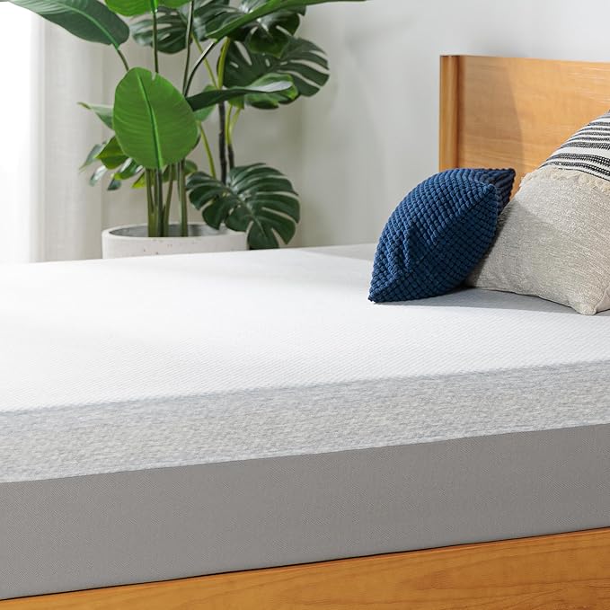ZINUS 10 Inch Ultima Memory Foam Mattress [New Version], King, Fiberglass Free, Medium Firm Feel, Breathable Airflow Memory Foam, Certified Safe Foams & Fabric, Mattress in A Box