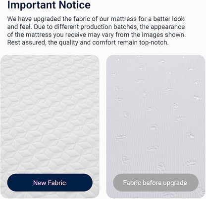 Avenco Twin Size Mattress, 6 Inch Memory Foam Twin Mattress in a Box for Comfort Sleep & Pressure Relief, CertiPUR-US Certified Firm Mattresses
