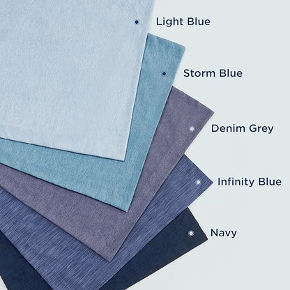 Bedsure Twin/Twin XL Comforter Set - Infinity Blue Soft Bedding for All Seasons, Cationic Dyed Bed Set, 2 Pieces, 1 Twin Size Comforter (68"x88") and 1 Pillow Sham (20"x26"+2")
