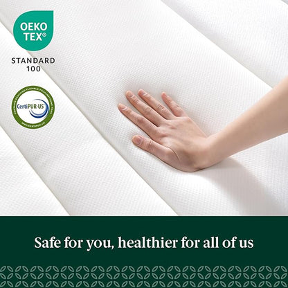 ZINUS 12 Inch True Support Hybrid Mattress [New Version], King, Fiberglass Free, Medium Feel, Motion Isolation, Certified Safe Foams & Fabric, Mattress in A Box