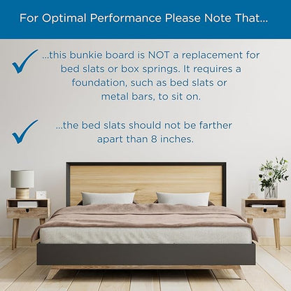 Meliusly Premium 10mm Bunkie Board Twin 2-Pack (38x75'') Patent Pending Low Profile Bed Board Design - Breathable, Noise Minimizing, Moisture Resistant Bunkieboards, Low Profile Bed Support