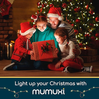 MUMUXI 24 Pack 7.2ft Fairy Lights Battery Operated String Lights, 20 Mini Battery Powered LEDs for Centerpiece Table Decorations, Wedding Party Bedroom Mason Jar Christmas, Warm White