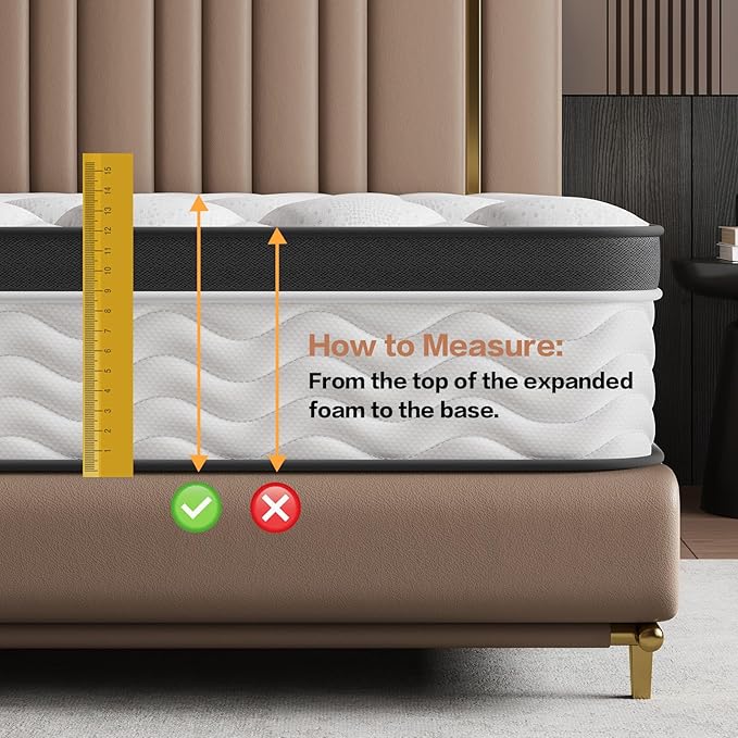Queen Mattress,14 Inch Queen Size Mattresses in a Box, Memory Foam Mattress for Pressure Relief & Cool Sleep,CertiPUR-US Certified,Safe Foams & Fabric,Non-Fiberglass,Medium Firm,80" x 60"
