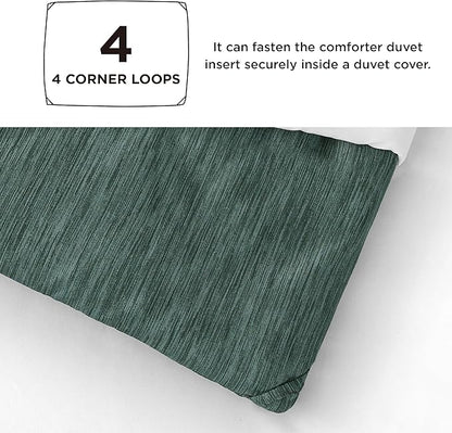 Bedsure California King Comforter Set - Emerald Green Soft Bedding for All Seasons, Cationic Dyed Bed Set, 3 Pieces, 1 California King Size Comforter (104"x96") and 2 Pillow Shams (20"x36"+2")