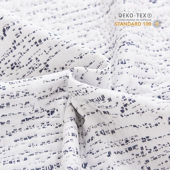 Mattress Topper Cover (Only Cover) Mattress Topper Protector Bedding Removable Mattress Encasement with Zippers
