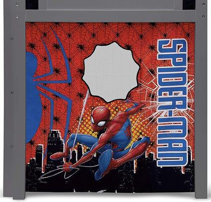 Spider-Man Loft Bed Tent - Curtain Set for Low Twin Loft Bed (Bed Sold Separately) by Delta Children
