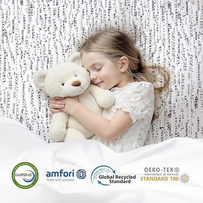 Subrtex Memory Foam Mattress Topper Full, 4 Inch Mattress Topper for Pressure Relieving, Mattress Pads Breathable Bed Topper with Removable Washable Cover