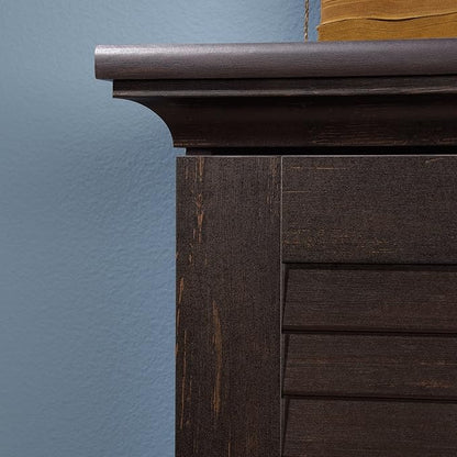Sauder Harbor View Storage Cabinet/ Pantry cabinets, Antiqued Paint finish