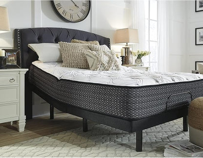 Signature Design by Ashley California King Size Limited Edition 11 inch Plush Hybrid Mattress with Lumbar Support Gel Memory Foam