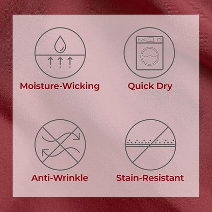Mellanni Extra Deep Twin Sheets - 3 PC Iconic Collection Bedding - Hotel Luxury, Ultra Soft, Cooling Bed Sheets - Wrinkle, Fade, Stain Resistant (Twin, Brick Red)