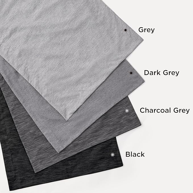 Bedsure Queen Comforter Set - Dark Grey Comforter Queen Size, Soft Bedding for All Seasons, Cationic Dyed Bedding Set, 3 Pieces, 1 Comforter (90"x90") and 2 Pillow Shams (20"x26"+2")
