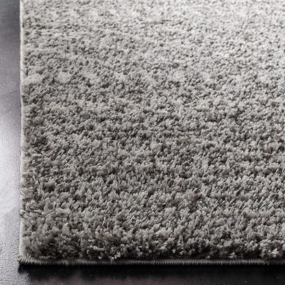 SAFAVIEH Arizona Shag Collection Area Rug - 8' Square, Brown & Ivory, Moroccan Design, Non-Shedding & Easy Care, 1.6-inch Thick Ideal for High Traffic Areas in Living Room, Bedroom (ASG741B)