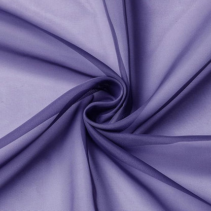 Aiyufeng Purple Sheer Curtains 72 Inch Length 2 Panels Set, Light Filtering Airy Rod Pocket Purple Window Curtain Treatment Drapes for Kitchen Bedroom Living, Each 42Wx72L Inches