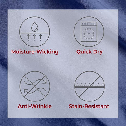 Mellanni Twin XL Sheets Set - 3 PC Iconic Collection Bedding - Hotel Luxury, Extra Soft, Cooling Bed Sheets - Wrinkle, Fade, Stain Resistant (Twin Extra Long, Blue Nova)