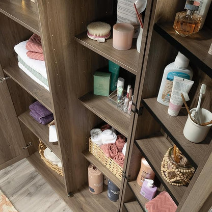 Sauder HomePlus Storage Cabinet/ Pantry cabinets, Salt Oak finish