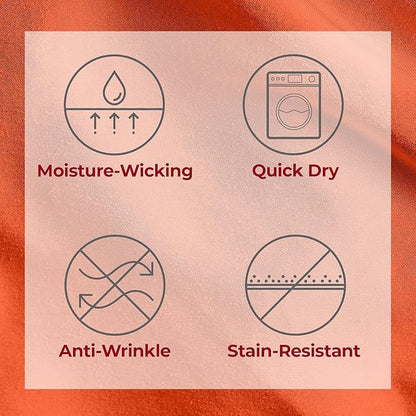 Mellanni Twin Sheets Set - 3 PC Iconic Collection Bedding - Hotel Luxury, Extra Soft, Cooling Bed Sheets - Wrinkle, Fade, Stain Resistant (Twin, Poppy Orange)