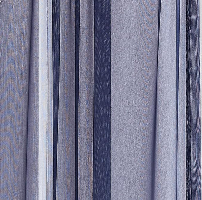 LinenZone Navy Window Scarf Valance in 288 Inch Size. Use Window Scarves as Canopy Bed or Backdrop Curtains, Curtain Scarf, or Sheer Fabric for Draping. (Amazing 55 x 288, Navy)