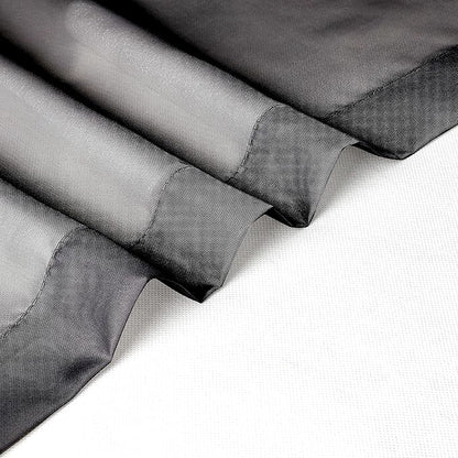 Chyhomenyc Black Sheer Curtains 84 Inch Length 2 Panels Set, Light Filtering Solid Elegant Rod Pocket Voile Window Drapes for Bedroom Living Room, Each 42Wx84L Inch, 2PCS, 7 Feet Long