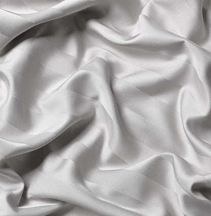 California King Sheets by Pure Bamboo, Genuine 100% Organic Viscose Derived from Bamboo Bed Sheet Set, Soft & Cooling, Double Stitching, Lifetime Quality Promise (California King, Jacquard White)